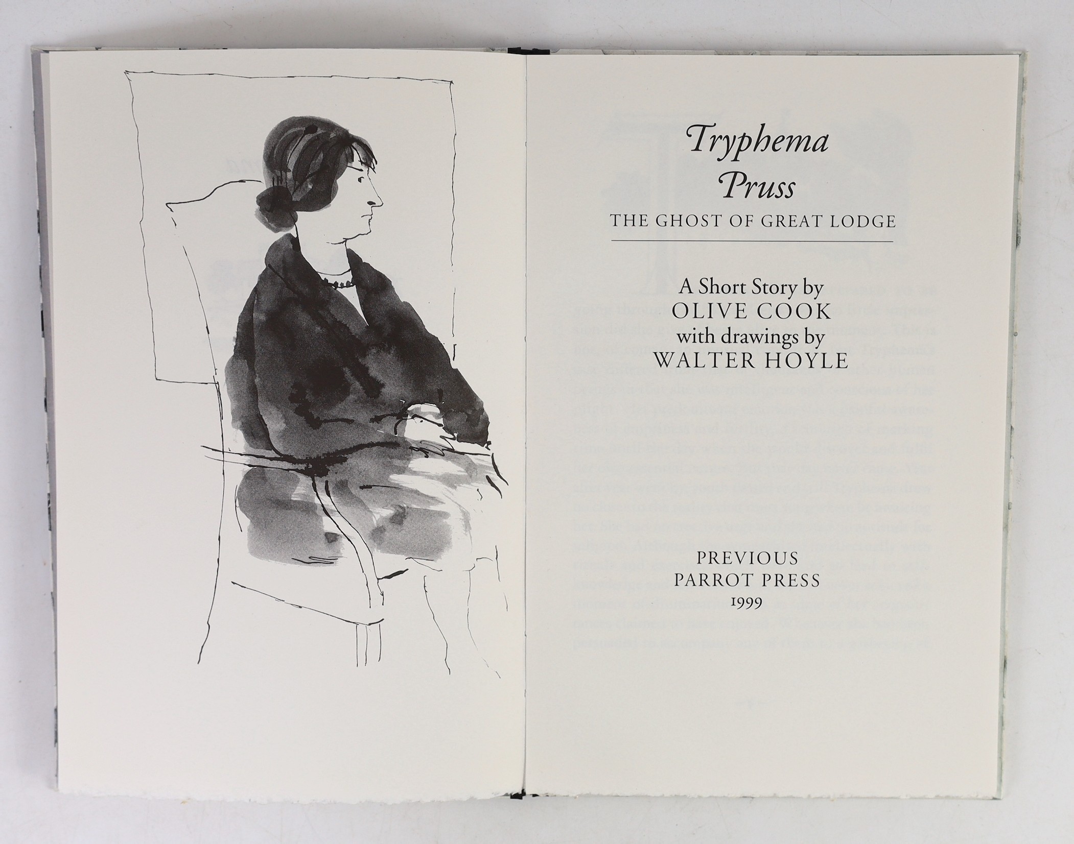 Yorke, Michael - To War with Paper and Brush: Captain Edward Ardizzone, Official War Artist, one of 700, oblong 4to, original cloth, Fleece Press, Upper Denby, 2007, in slip case; Cook, Olive - Tryphema Pruss, illustrate